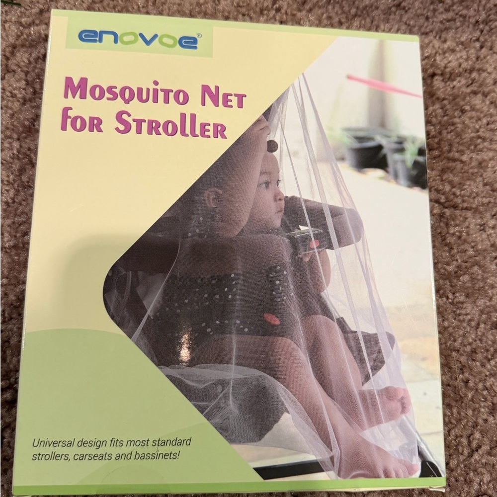 White Mosquito Net for Stroller